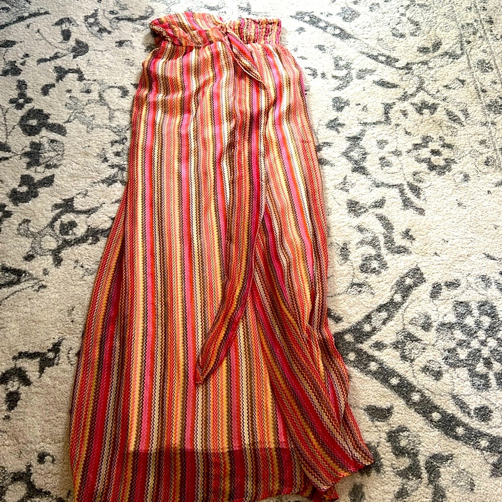 Colorful maxi dress, S